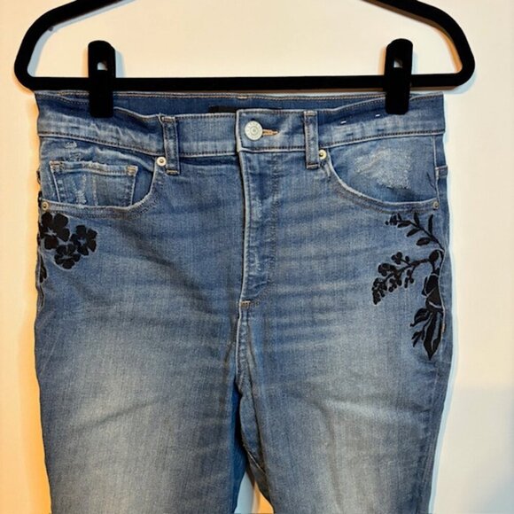 Express Denim - Express Super High Rise Ankle Leggings - Size 10R